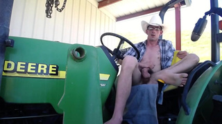 Horny Cowboy on the John Deere