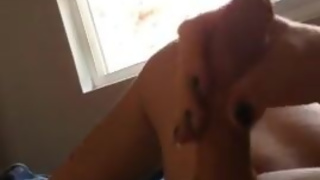 NATALIA HAZE shaved and smooth THROBBING TRANS COCK and SEXY FEET