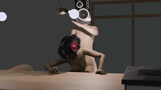 SpeakerMan and SpeakerWoman fucked hard in anal - episode 2.1 (Skibidi Toilet parody porn cartoon)