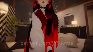 Red Head takes Off Panties Big Ass Twerks Face Sitting POV Lap Dance Ass Slap