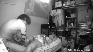 Riding bareback for huge creampie from trans friend