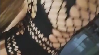 Transgender hooker doing her job in South America