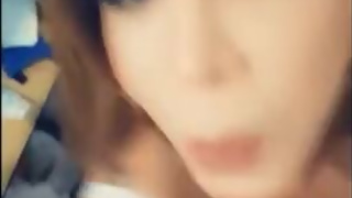 Big Tits Transgender hooker fuck and suck her clients