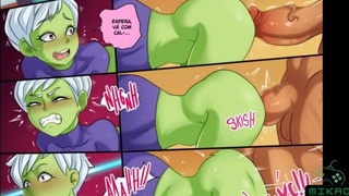 Brooly x Cheelai, Primeira vez de Brooly DBZ parody