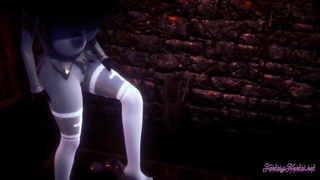 Resident Evil Hentai - Lady Dimitrescu hard sex