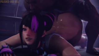 Juri Han Pounded By BBC [Street Fighter Porn Animation]