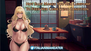 Hot Slut Makes You Her Cumpump To Feed Her Cumeating Condition | Eat Suck Love | Audio Roleplay