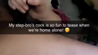 Pretty Alt Slut Addicted to Sucking Her Step-Brother’s Big Hard Black Cock When Home Alone