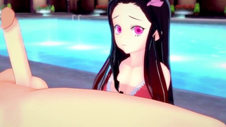 Nezuko Kamado bikini hentai | Kimetsu no yaiba