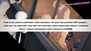 First The Professor Prepared And Ate It! And Then it Was Off To An Orgy!