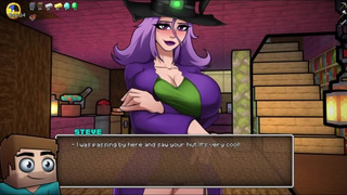 Sex With A Minecraft Witch! Cum Potion - Hornycraft 0.6.1