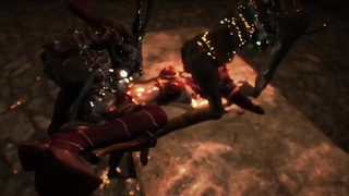 skyrim Two worms fuck Alexstrasza