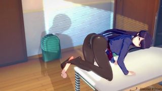 Komi Gives Pleasure By Feet Only