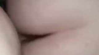 Pounding her tight juicy pussy through her thick ass