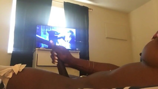 Tranny Drains her Sexy Dick