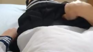 cute crossdressing twink edges and jerks off (first person perspective)