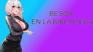 Roleplay Bibliotecaria || Asmr Muchos besos caliente