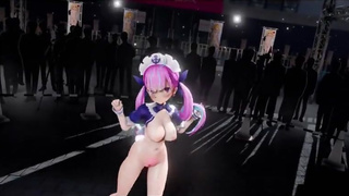 Hentai MMD - あくあちゃんとCatch The Wave！(Mister Pink)