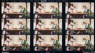 Naruto - Kunoichi Trainer - Tsunade rides cum and Ten Ten gives a footjob