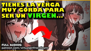 Popular girl FUCKs you bc you´re a VIRGEN [pussy/school/cum] ASMR hentai