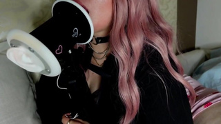 ASMR ????LICKING | Lens Licking, Intense Ear Licking (3DIO), Fishnet Scratching + Feet