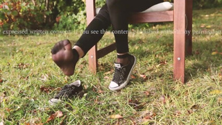 Ankle Nylon Socks, Fetish in Public