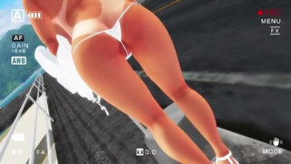 3d Hentai MMD - ビーチで遭遇した痴女についていってみる (abubu nownanka)