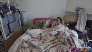 Caring stepmom rides her sick stepson to help him feel better