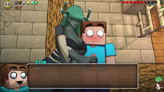 Minecraft Porn.HornyCraft. ALL SEX SCENES with WardenGirl [0.18]