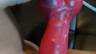Bad Dragon Wolf Knot Pierced Pussy