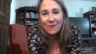 Aunt Judy's - Your Mature Step-Auntie Grace Gives You a Helping Hand (POV)