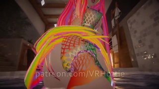 Bondage Raver Nipple Piercings Humps Rides With Bone In The Pool Pov Lap Dance