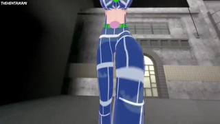 Jolyne Encounters you in an alley Jojo's Bizarre Adventure Uncensored Hentai