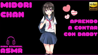 APRENDO A CONTAR CON DADDY Y ME AHOGA LA GARGANTA / ASMR THROAT SOUND ADORABLE DIRTY MOAN