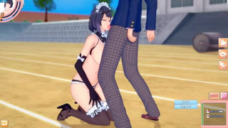 [Hentai Game Koikatsu! ]Have sex with Big tits Genshin Impact Kujou Sara.3DCG Erotic Anime Video.