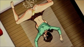 Hentai girl with glasses fuck // creampie // Squirt