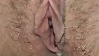 Pissing vagina close up, hissy pee sound