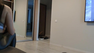 Arish Lamborghini dresses sexy clothes before having a date with new bull