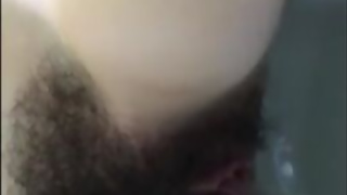 Cute hairy streamer fucks sucks pees and sits on face