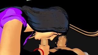 Step brother's horny wife fucked hard part 3