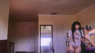 Training arms with my stepsister lets me see that big ass