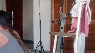 My best friend's mom lets me watch her change her clothes