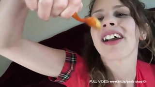 Valerie Doesn't Like To See Fish Alive And Happy - Vore Fish