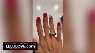 Big tits babe creampie leaking pussy, doggystyle pose nude in heels JOI, asshole pucker - Lelu Love