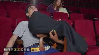 Brazzers - Naughty Tina Fire Gets Her Pussy Fucked By Jordi El In The Popcorn Machine