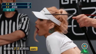 Brazzers - Hot Professional Athletes Sarah Jessie Getting Her Pussy Pounded During The Game