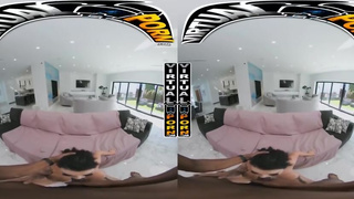VIRTUAL PORN - Payton Preslee Gets Sudsy, Takes BBC In VR