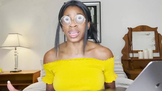 Slutty schoolgirl Nicole Kitt is ass up masturbating for her professor for extra credit