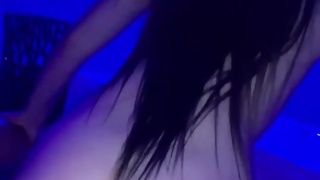 Hot schoolgirl cumming on dick while riding