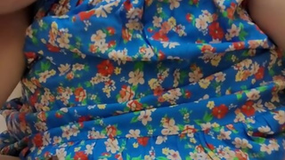 Sex with Big Boobs Babe in Cute Sundress for Very Lucky Guy